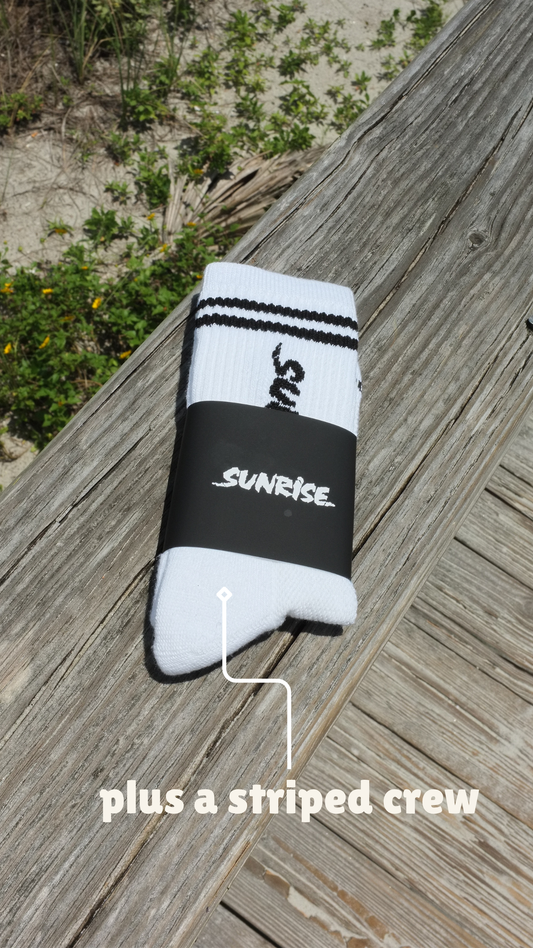 Sunrise Crew Socks