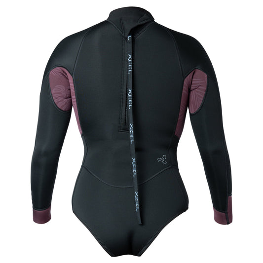 Women's Axis Long Sleeve Back Zip Cheeky Cut Spring Wetsuit 2mm