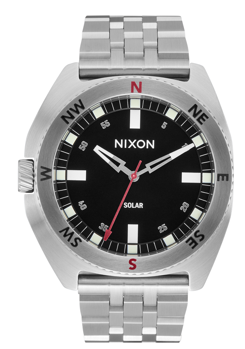 Nixon Oco 44 Watch - Silver/Black