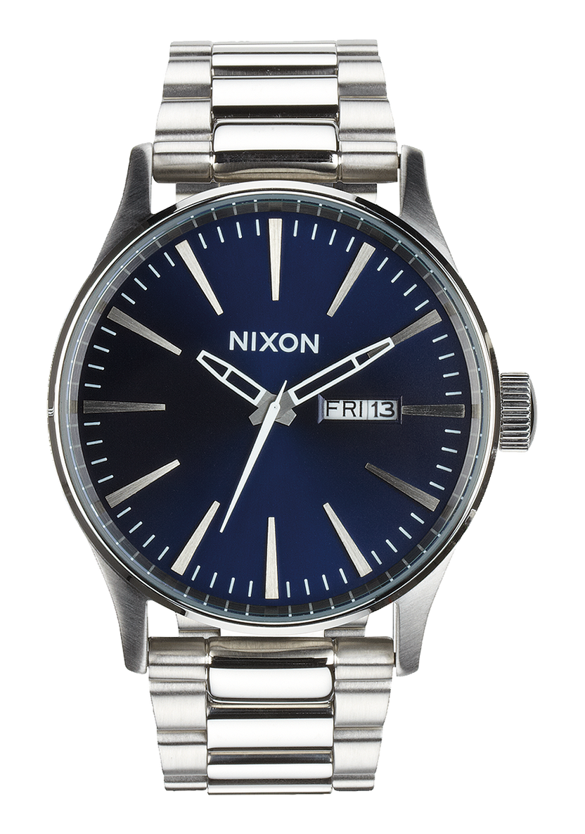 Nixon Sentry Stainless Steel - Blue Sunray