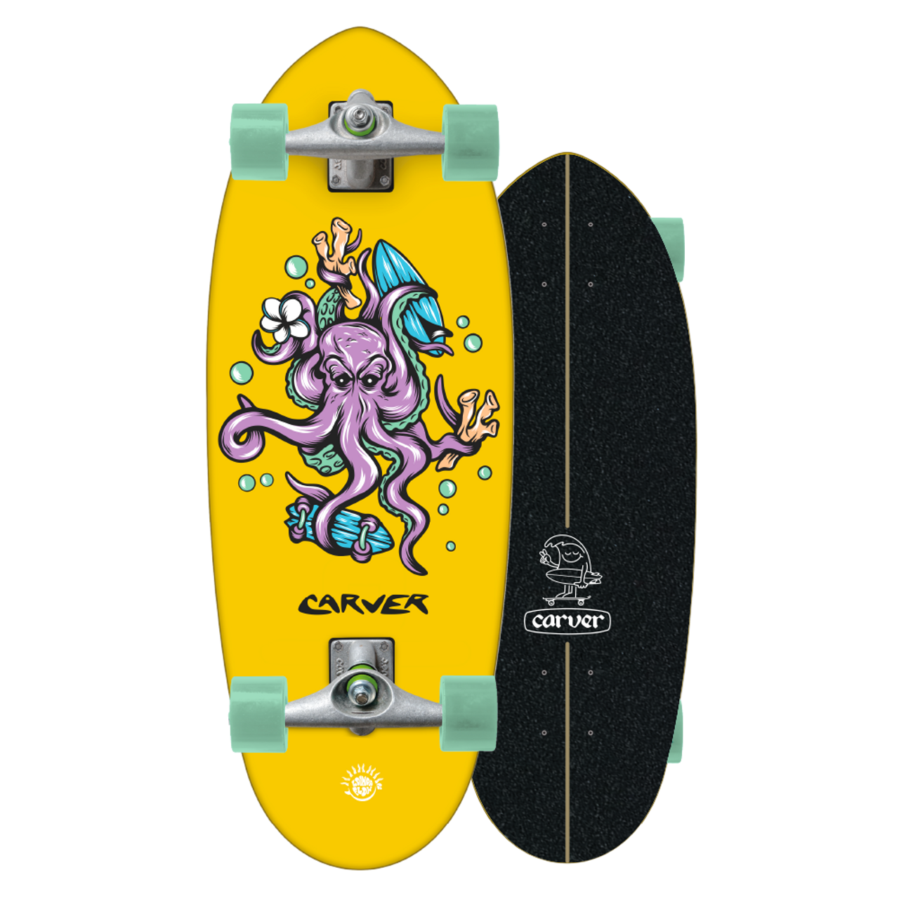 C5 Raw 25" Octo Goner Mini Complete Surfskate