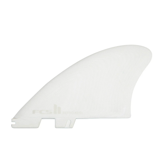 Retro Keel PG White Twin Fins