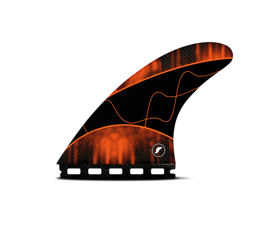 Jack Robinson Large Techflex Tri Fins Orange