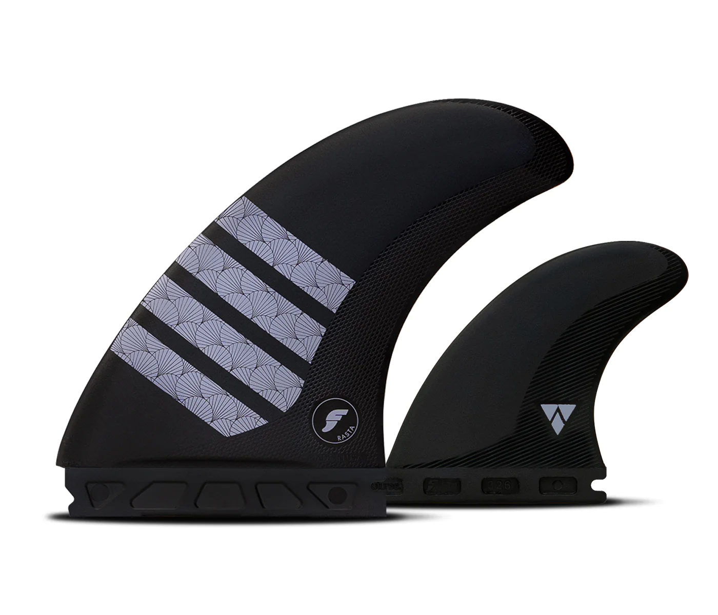 Rasta Alpha Twin +1 Carbon Purple Fins