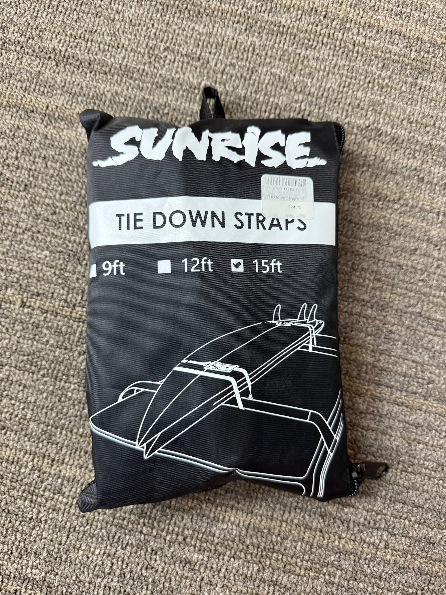 Sunrise Tie Downs 15'