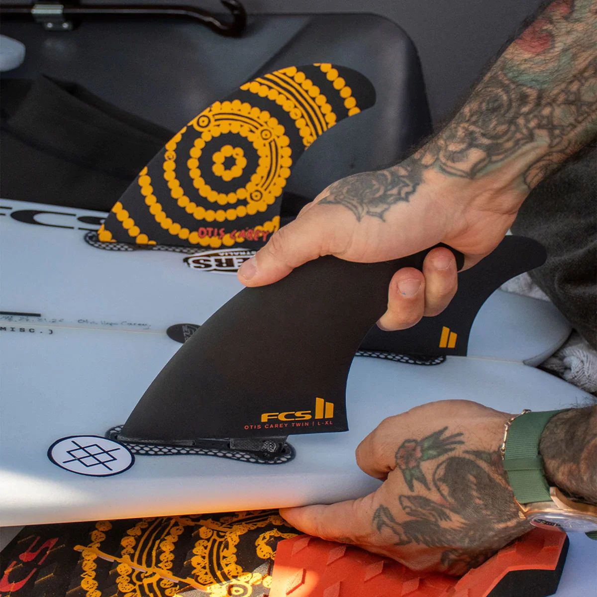 Otis Carey Twin + 1 Fin Set