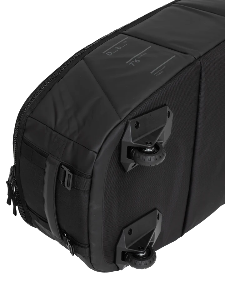 Db Surf Pro Coffin 7'6 3-4 Boards Travel Bag Mid Length Black Out