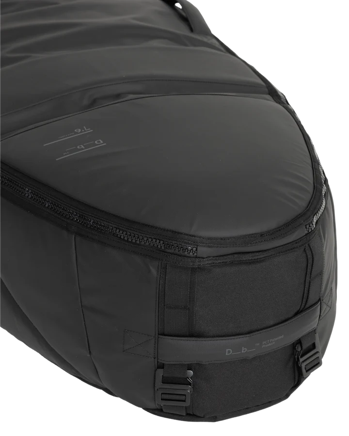Db Surf Pro Coffin 7'6 3-4 Boards Travel Bag Mid Length Black Out