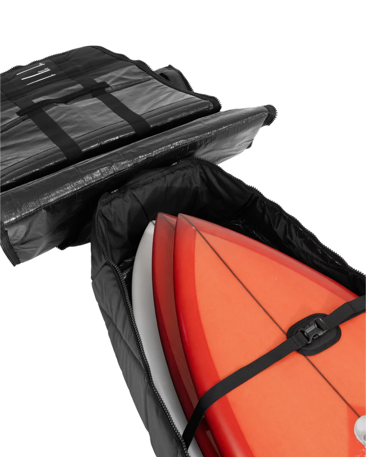 Db Surf Pro Coffin 7'6 3-4 Boards Travel Bag Mid Length Black Out