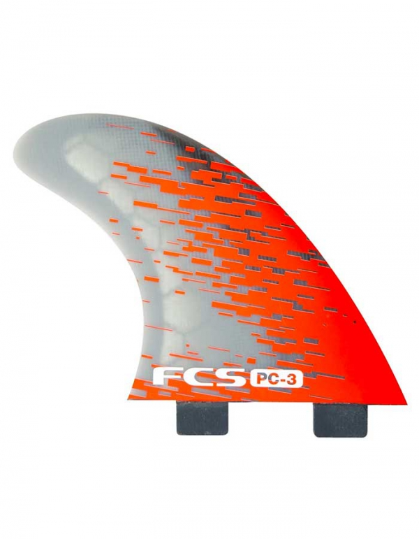 PC-3 Red Smoke Tri Retail Fins