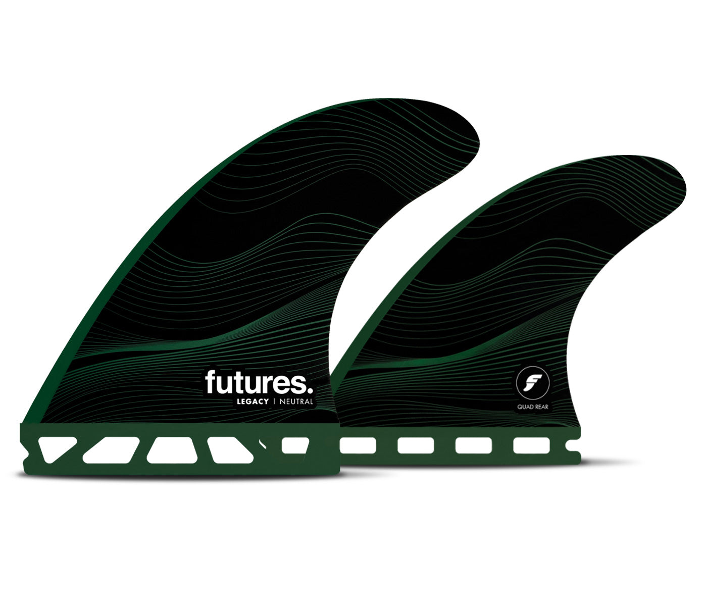 Futures F8 HC Legacy Quad Fins - Green