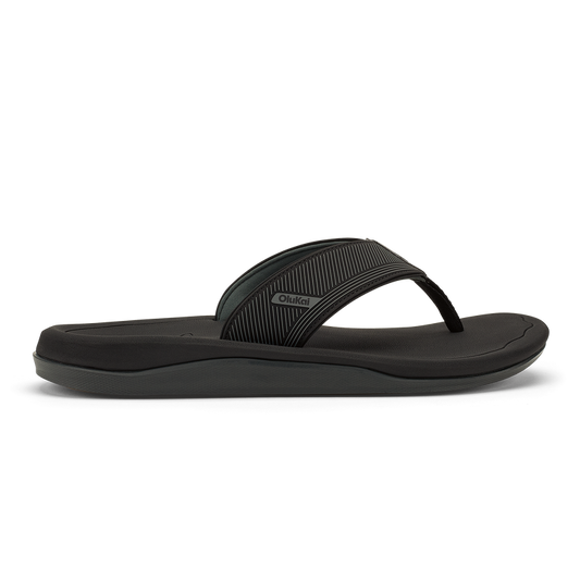 Olukai Ahi Kai Sandals - Black / Black