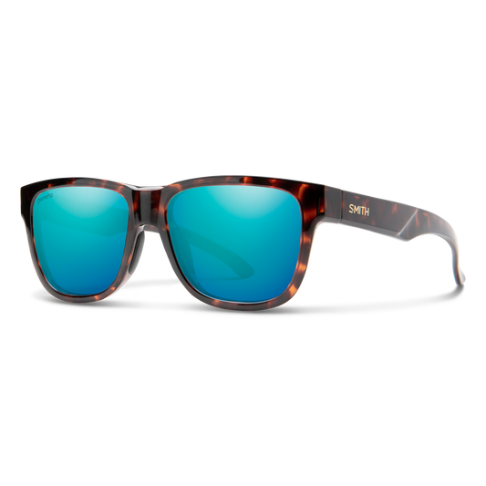 Smith Lowdown Slim 2 Sunglasses - Tortoise | ChromaPop Polarized Opal Mirror