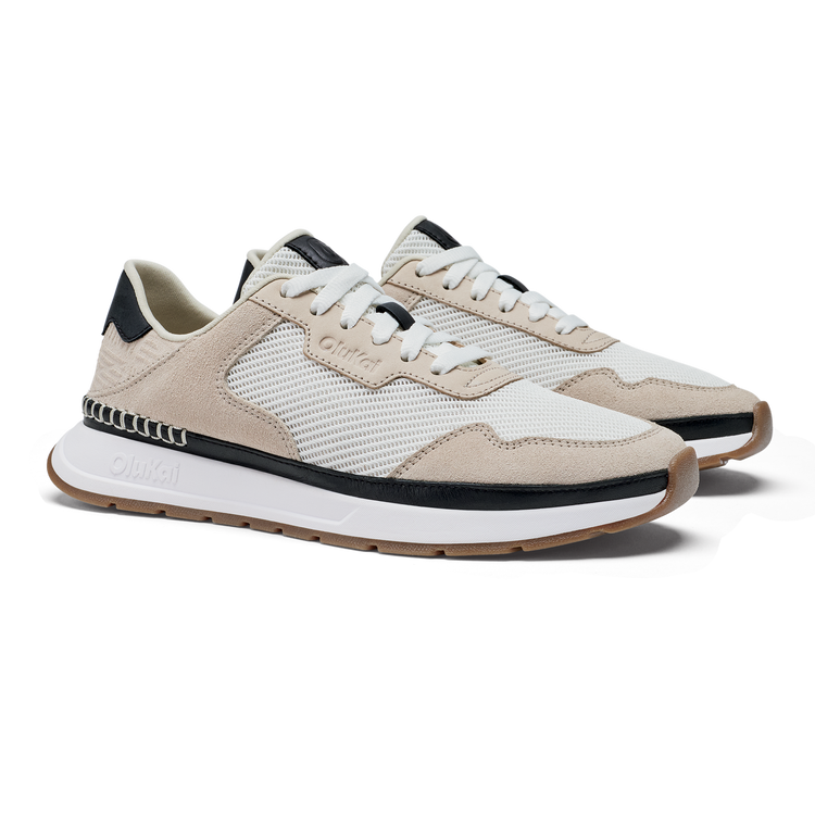 Olukai Women's Koke Shoes - Bright White / Ecru