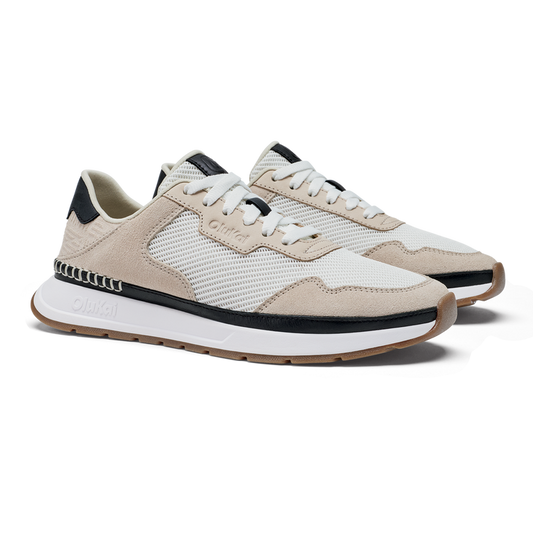 Olukai Women's Koke Shoes - Bright White / Ecru