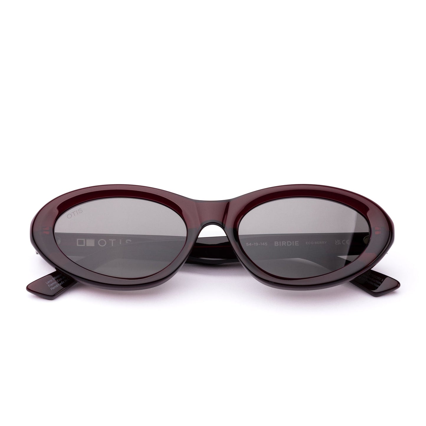 Otis Birdie Sunglasses - Eco Berry / Neutral Grey