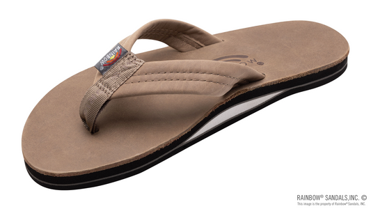 Men's Luxury Leather Single Layer Arch Sandals