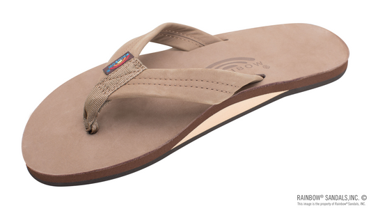 Men's Premier Leather Single Layer Arch Sandals