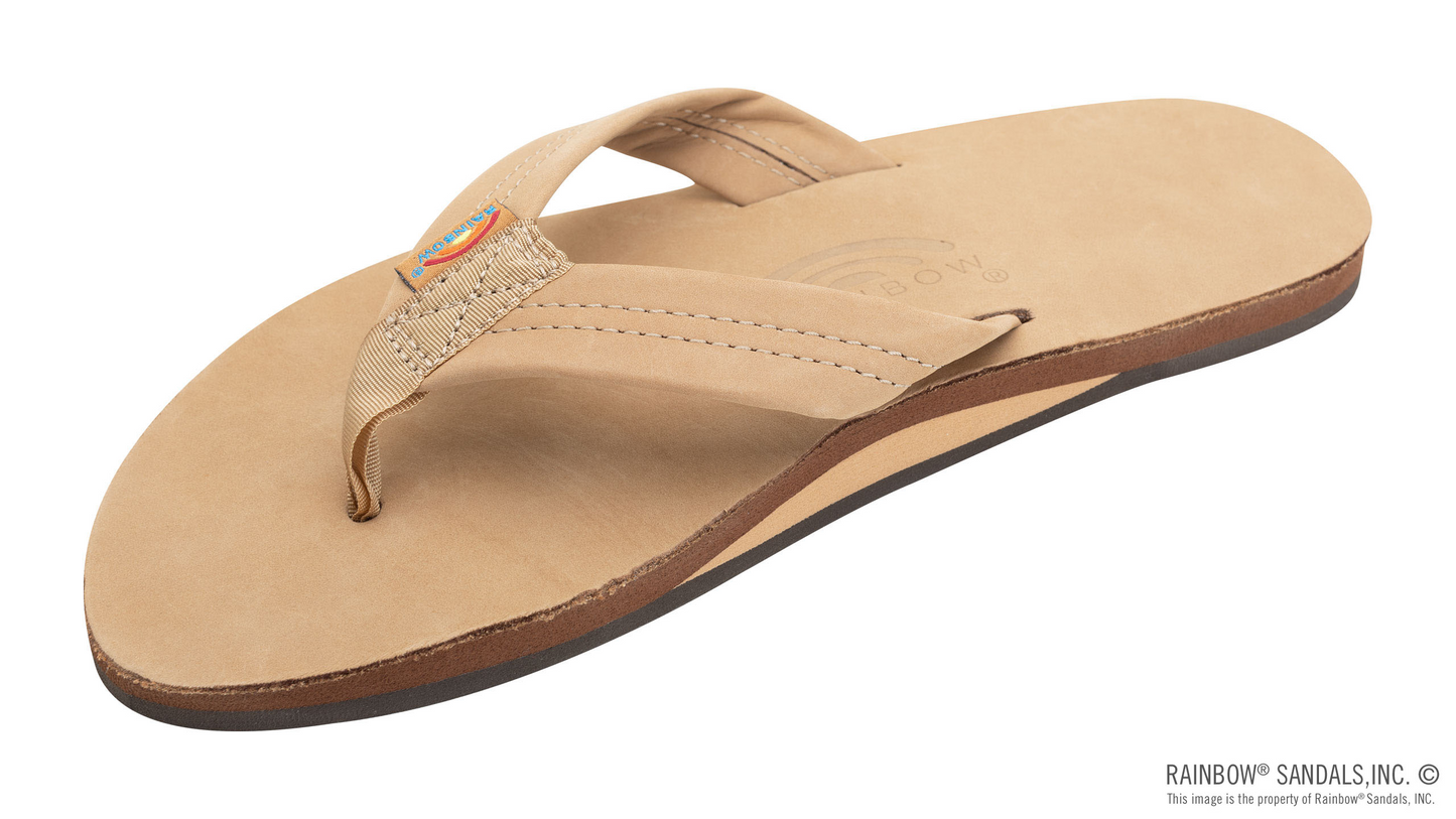 Men's Premier Leather Single Layer Arch Sandals