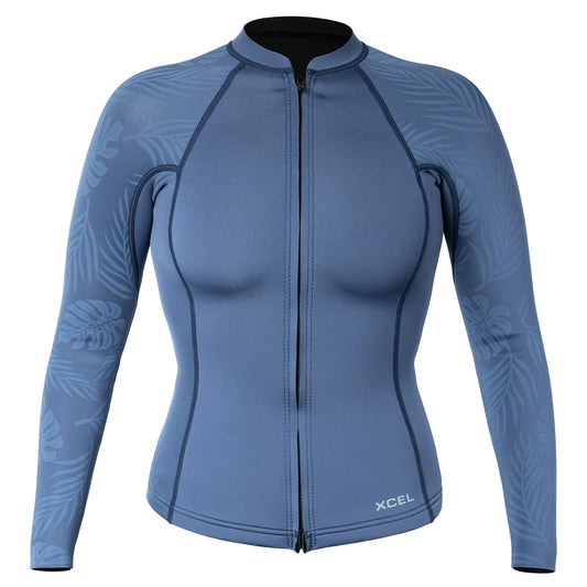 Women's Axis Long Sleeve Front Zip Jacket 1.5mm