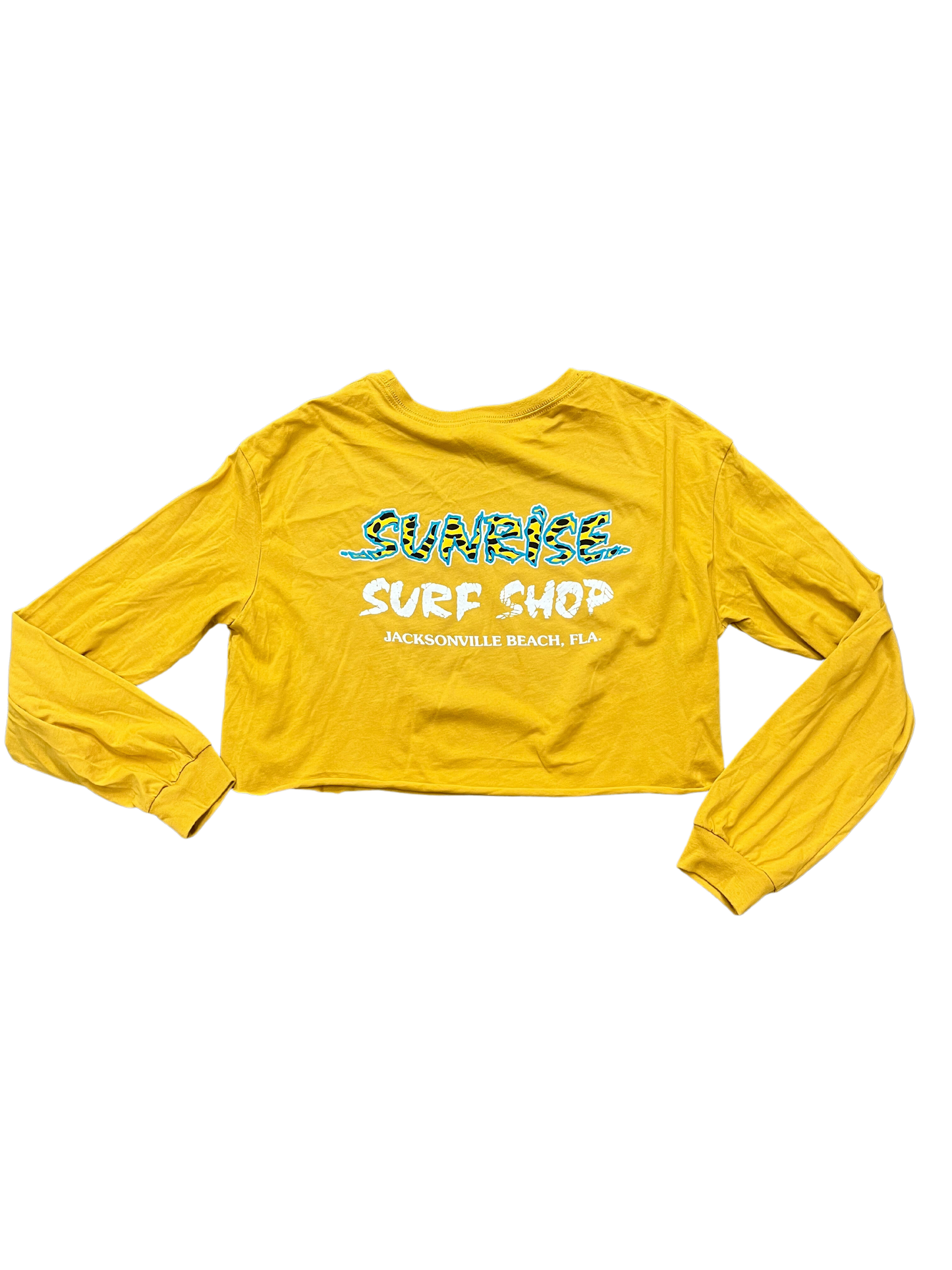 Sunrise Surf Shop Women's Gameday Crop Long Sleeve Tee