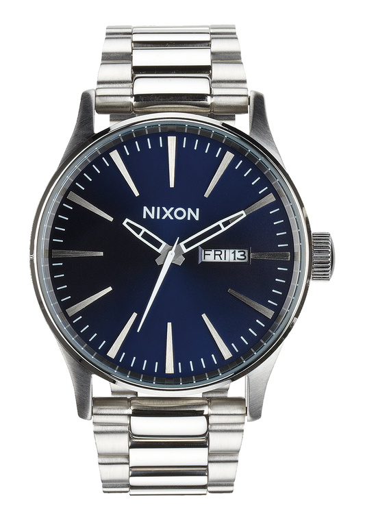Nixon Sentry Stainless Steel - Blue Sunray