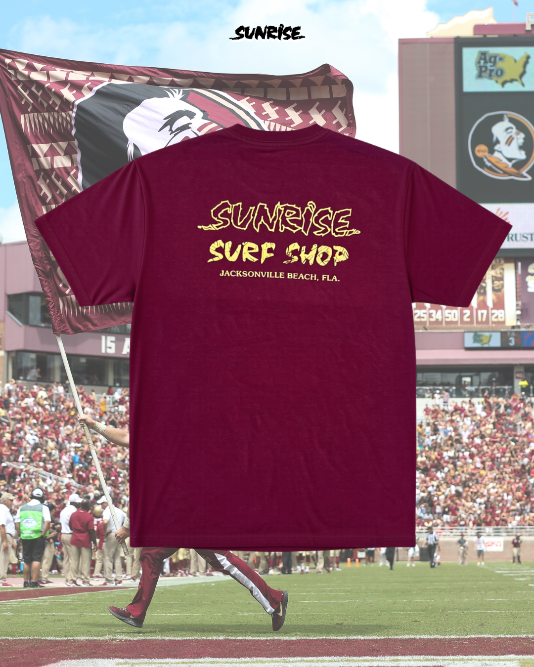 Sunrise Surf Shop College Gameday Tee