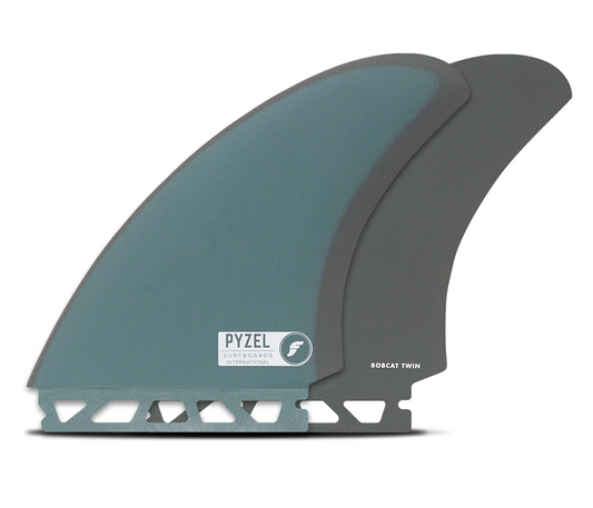 Pyzel Bobcat FG Twin Fins Blue/Grey