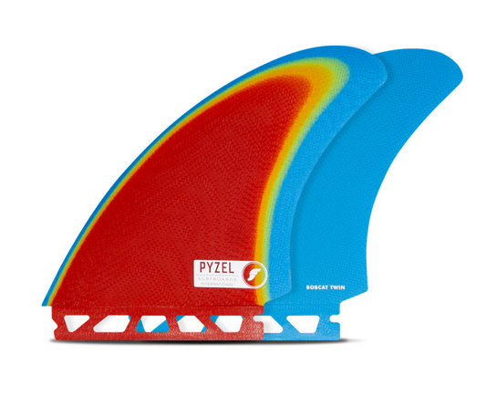 Futures Pyzel Bobcat FG Twin Fins Rainbow