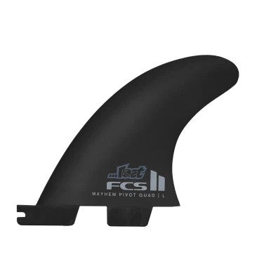 FCS II Mayhem Pivot PC Carbon Quad Rear Fins Marine Large