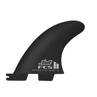 FCS II Mayhem Pivot PC Carbon Quad Rear Fins Sand Medium
