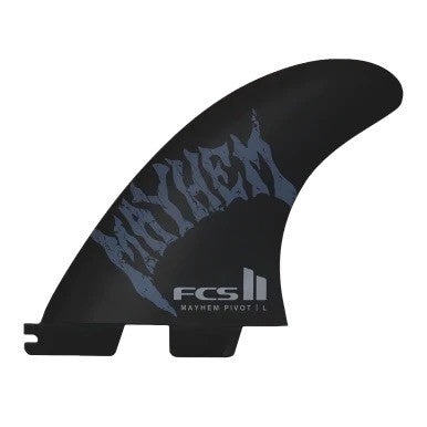 FCS II Mayhem Pivot PC Carbon Tri Fins Marine Large