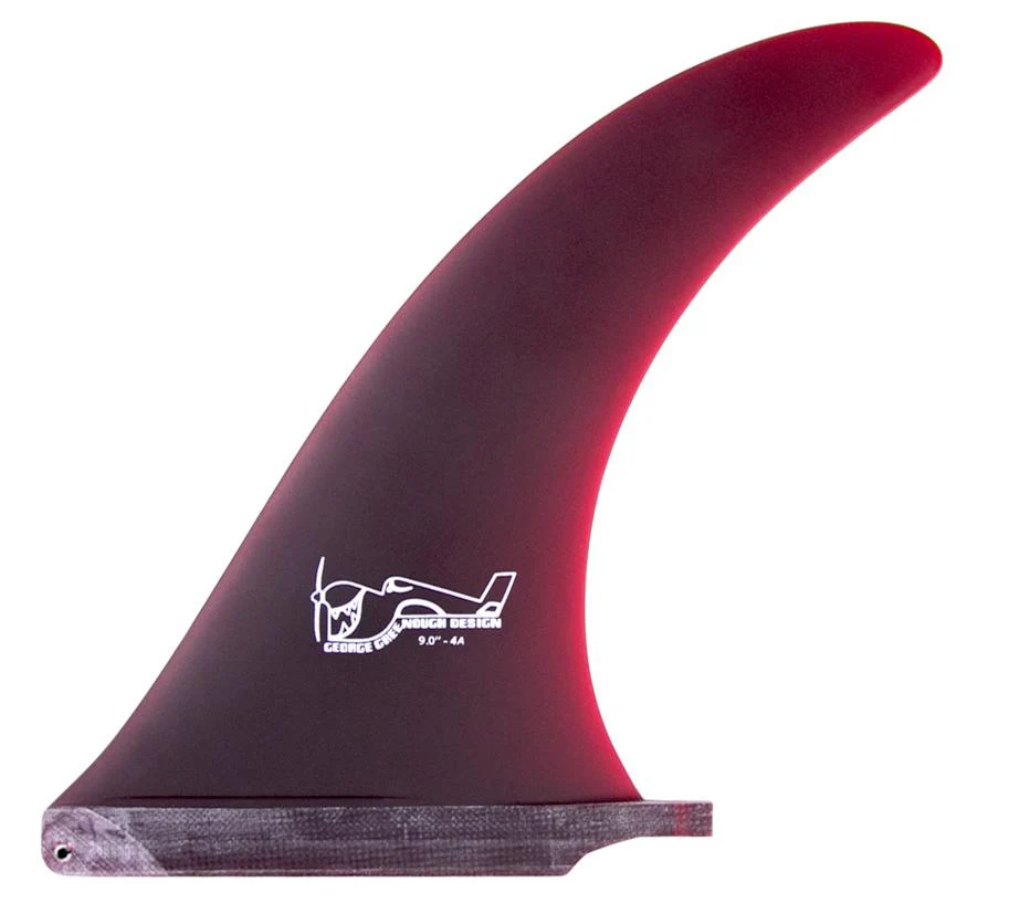 Greenough 4-A Fin 9" Red