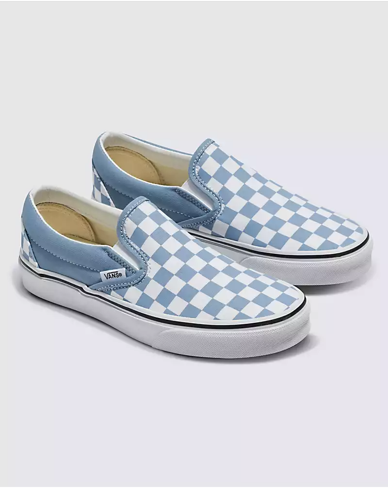 Women's Color Theory Checkerboard Classic Slip-On Shoes