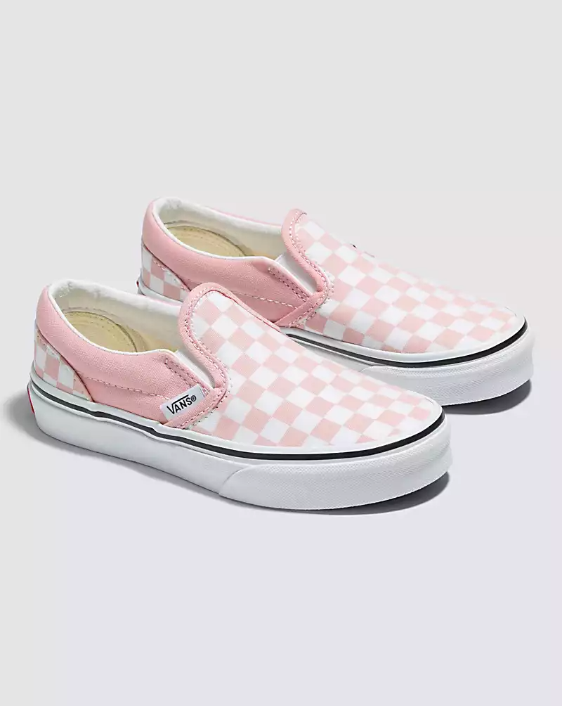 Vans Kids Classic Checkerboard Slip-On Shoes