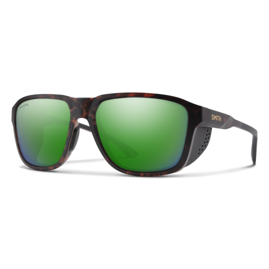 Smith Embark Sunglasses - Matte Tortoise | ChromaPop Polarized Green Mirror