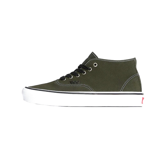 Vans Skate Authentic Mid Shoes - Obsidian Fern