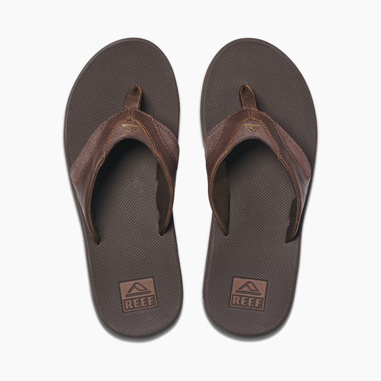 Men's Leather Fanning Sandals