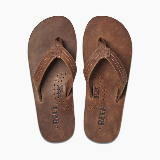 Reef top leather sandals