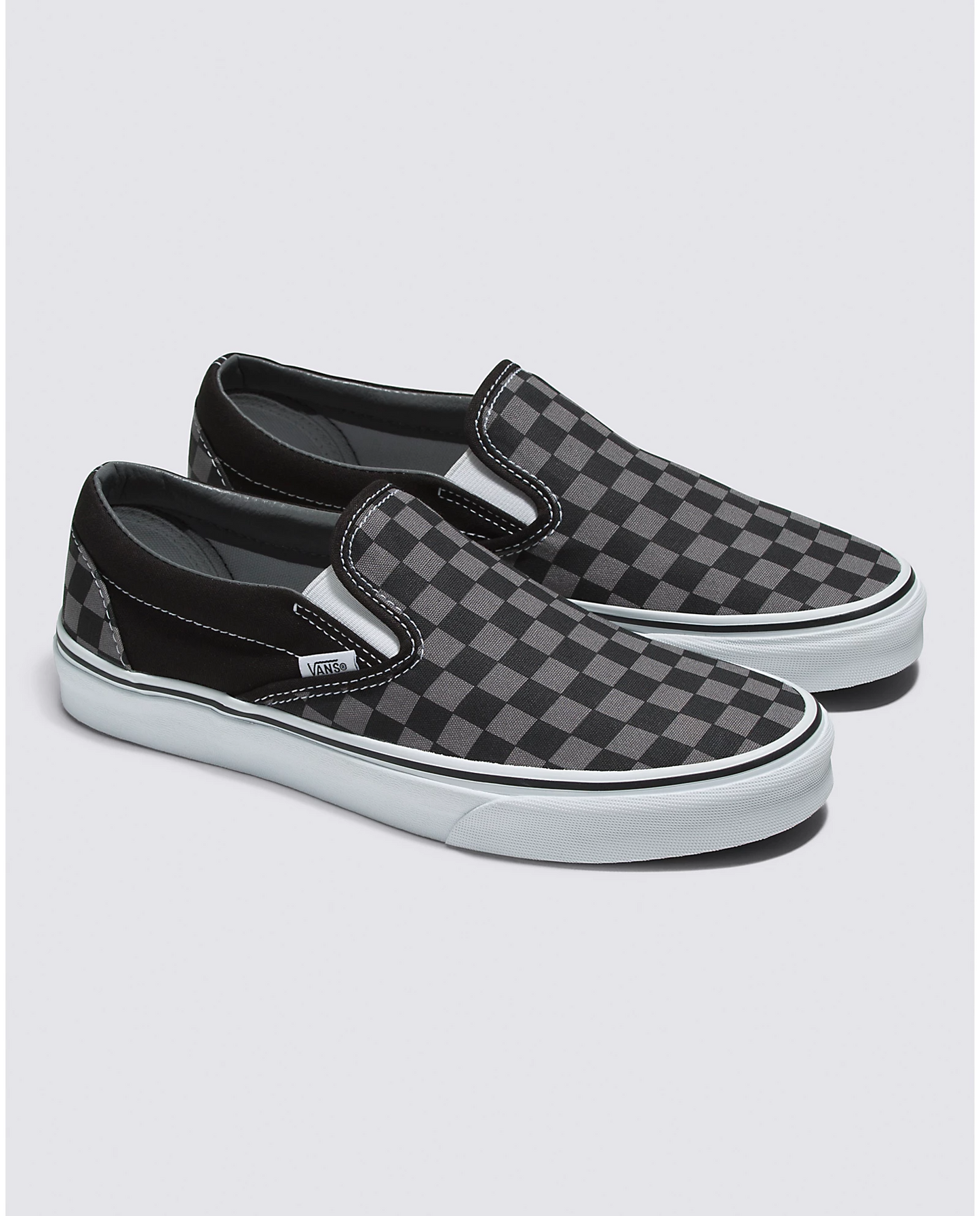 Classic Checkerboard Slip-On Shoes